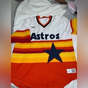 Nike Astros jersey - White, Orange, Red